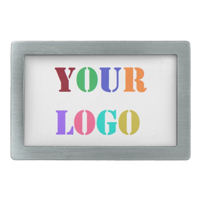 Custom Your Company Logo Business Belt Buckle Gift (Front)