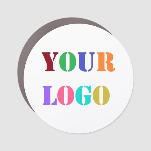 Custom Your Company Logo Business Car Magnet