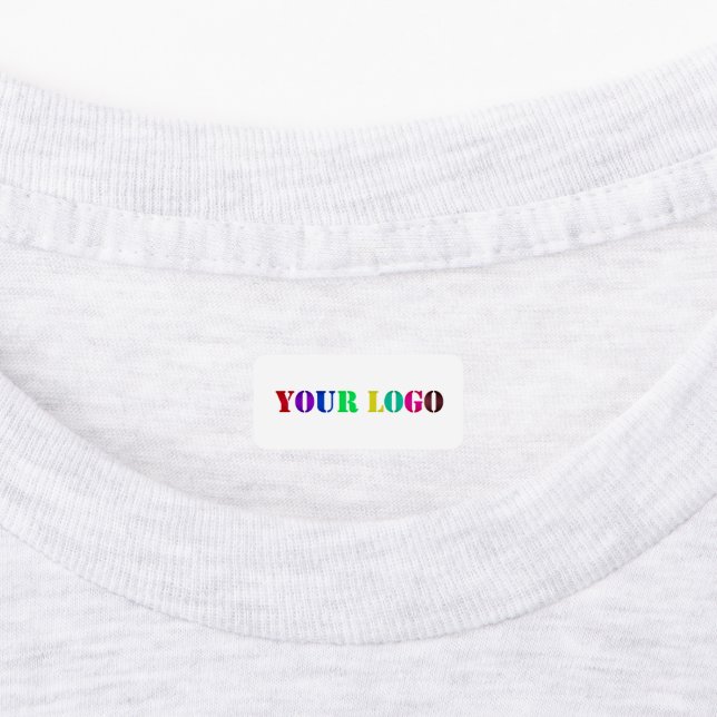 Custom Your Company Logo Business Labels (Affixed)