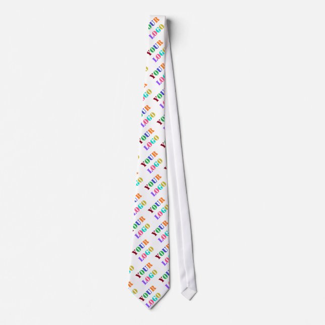 Custom Your Company Logo Business Neck Tie Example (Front)