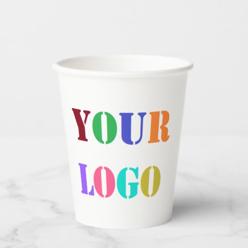 Custom Your Company Logo Business Paper Cups