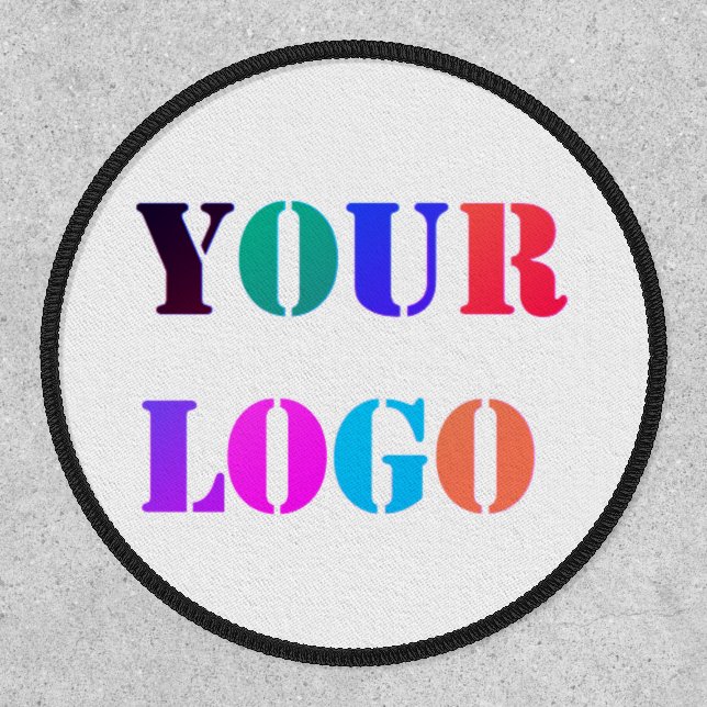 Custom Your Company Logo Business Patch Template (Front)