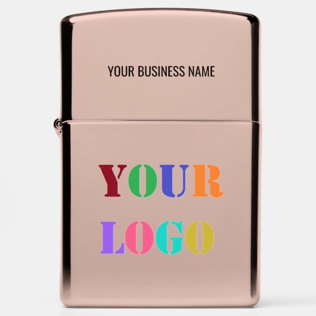 Custom Your Company Logo Business Zippo Lighter (Front)