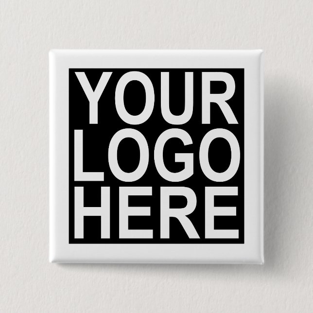 Custom Your Company Logo Button (Front)