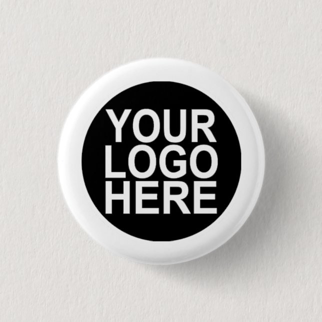 Custom Your Company Logo Button (Front)