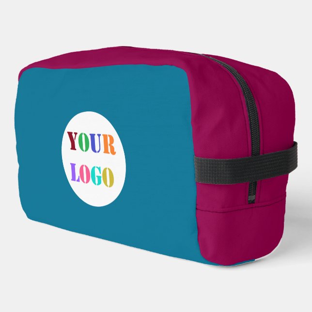 Custom Your Company Logo Choose Colors Dopp Kit (Left Corner)