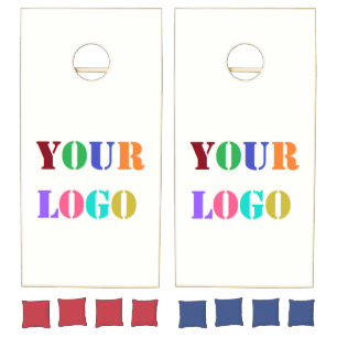 Custom Your Company Logo Cornhole Set Template
