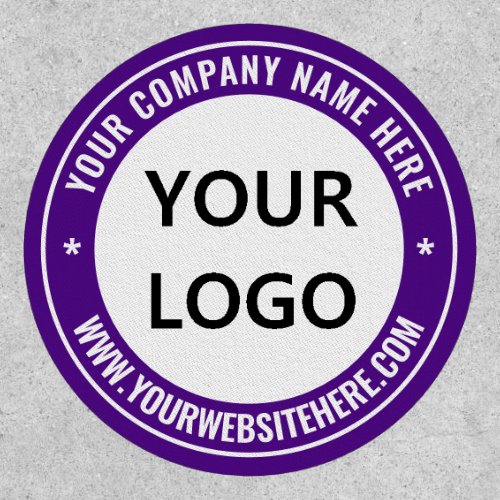 Custom Your Company Logo Name Website Patch