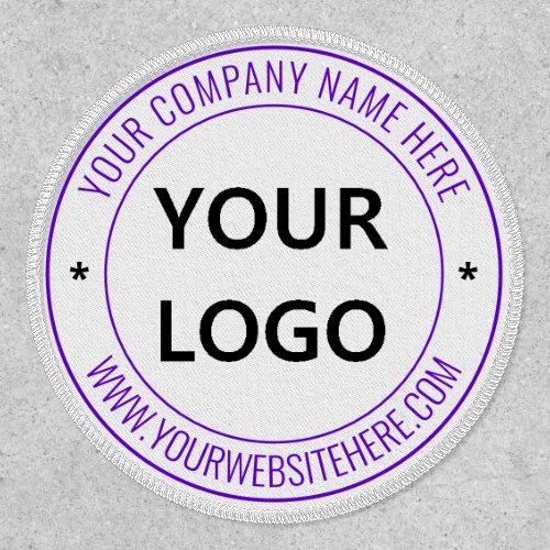 Custom Your Company Logo Name Website Patch