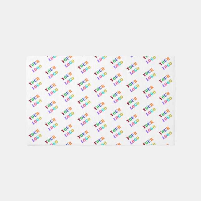 Custom Your Company Logo or Photo Business Rug (Front)