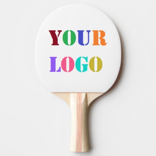 Custom Your Company Logo or Photo Ping Pong Paddle