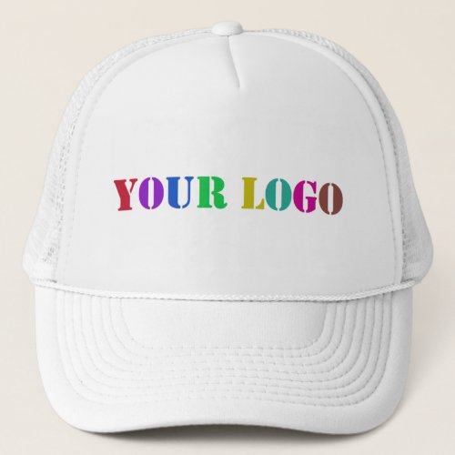 Custom Your Company Logo or Photo Trucker Hat