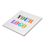 Custom Your Company Logo Personalized Ceramic Tile<br><div class="desc">Custom Color - Personalized Ceramic Tiles with Your Company Logo Business Promotional Tile Gift - Make Unique Your Own Design - Add Your Logo / Image or QR Code - Photo / or Text / more - Resize and move or remove and add elements / image with Customization tool. Choose...</div>