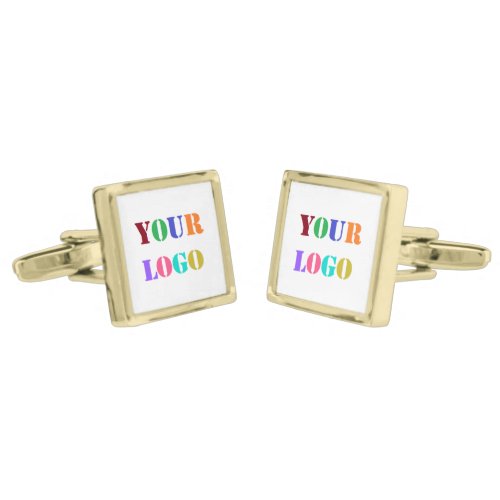 Custom Your Company Logo Photo Business Cufflinks