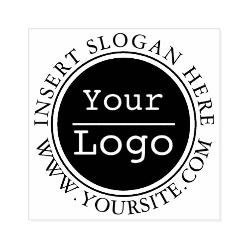 Custom Your Company Logo  Rubber Stamp