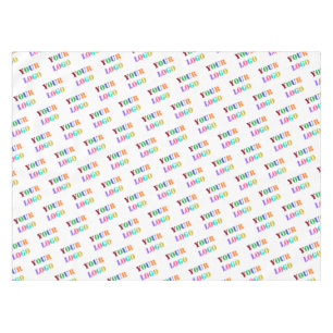 Custom Your Company Logo Tablecloth Choose Color