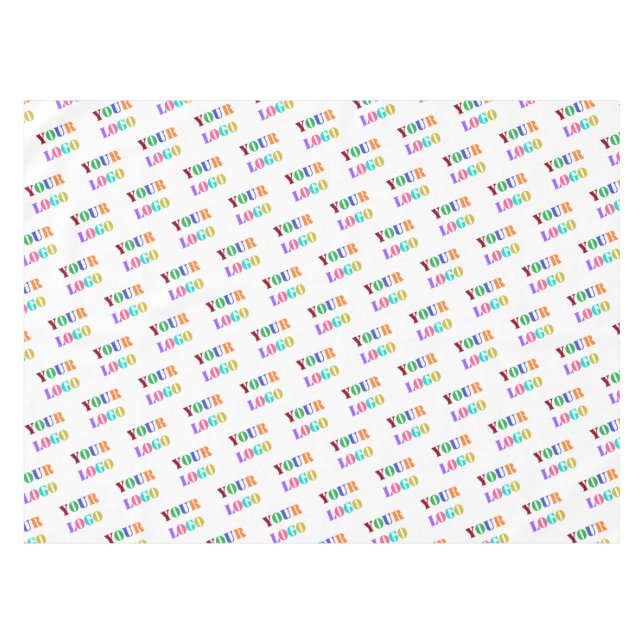 Custom Your Company Logo Tablecloth Choose Color (Front (Horizontal))