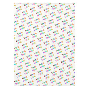 Custom Your Company Logo Tablecloth Choose Colors