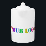 Custom Your Company Logo Teapot Template<br><div class="desc">Design Your Own Personalized Teapots with Your Company Logo Business Promotional Teapot / Gift - Make Unique Your Own Design - Add Your Logo / Image - Photo or QR Code/ Text / more - Resize and move or remove and add elements / image with Customization tool. or Choose /...</div>
