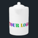 Custom Your Company Logo Teapot Template<br><div class="desc">Design Your Own Personalized Teapots with Your Company Logo Business Promotional Teapot / Gift - Make Unique Your Own Design - Add Your Logo / Image - Photo or QR Code/ Text / more - Resize and move or remove and add elements / image with Customization tool. or Choose /...</div>