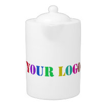 Custom Your Company Logo Teapot Template