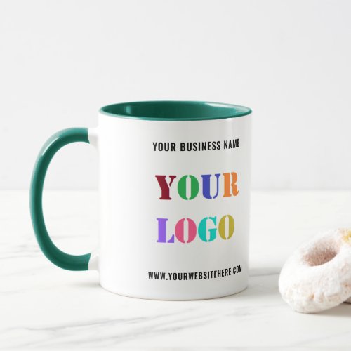 Custom Your Company Logo Text Business Mug Gift