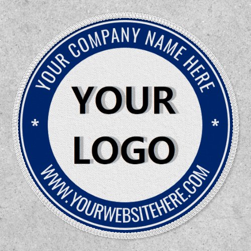 Custom Your Company Logo Text Promotional Patch