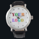 Custom Your Company Logo Watch Business Gift<br><div class="desc">Watches with Custom Company Logo Your Business Promotional Personalized Watch Gift - Make Unique Your Own Design - Add Your Logo / Image / Text / more - Resize and move or remove and add elements / image with Customization tool. Choose / add your favorite background / text colors !...</div>