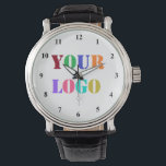 Custom Your Company Logo Watch Business Gift<br><div class="desc">Watches with Custom Company Logo Your Business Promotional Personalized Watch Gift - Make Unique Your Own Design - Add Your Logo / Image / Text / more - Resize and move or remove and add elements / image with Customization tool. Choose / add your favorite background / text colors !...</div>