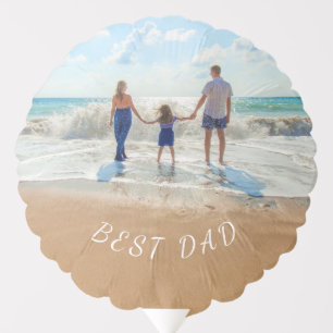 Custom Your Dad Photo Balloon Gift with Text