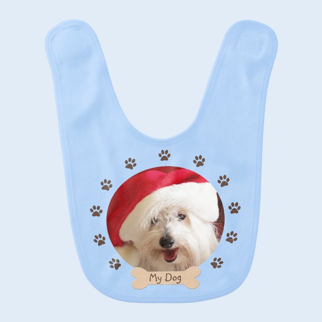 Custom Your Dog Baby Bib for Boys (Creator Uploaded)