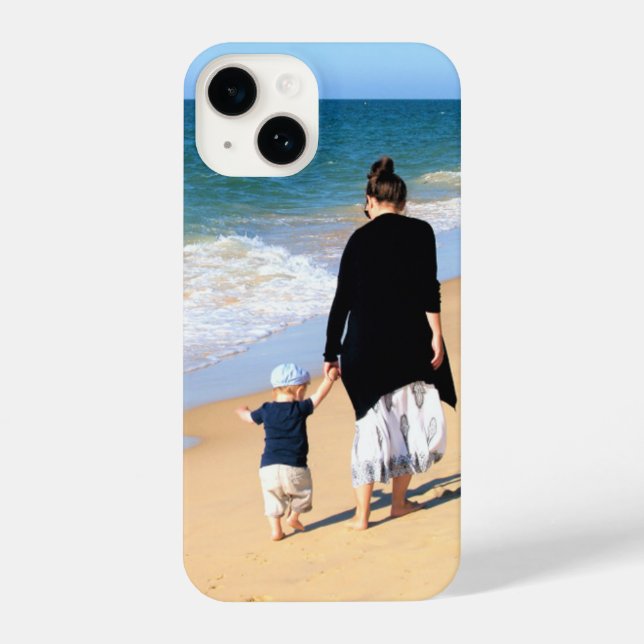 Custom Your Family Photo iPhone Case Personalized (Back)