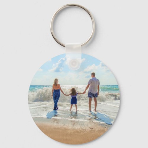 Custom Your Family Photo Keychain Personalized