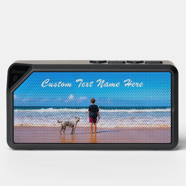 Custom Your Favorite Photo and Text Bluetooth Speaker (Front)