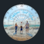 Custom Your Favorite Photo and Text Dart Board<br><div class="desc">Custom Photo and Text Dart Board - Unique Your Own Design -  Personalized Family / Friends or Personal Dartboards Gift - Add Your Text and Photo - Resize and move elements with customization tool !</div>