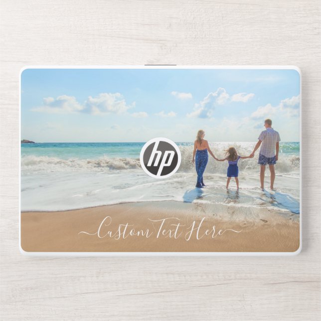 Custom Your Favorite Photo and Text Laptop Skin (Front)
