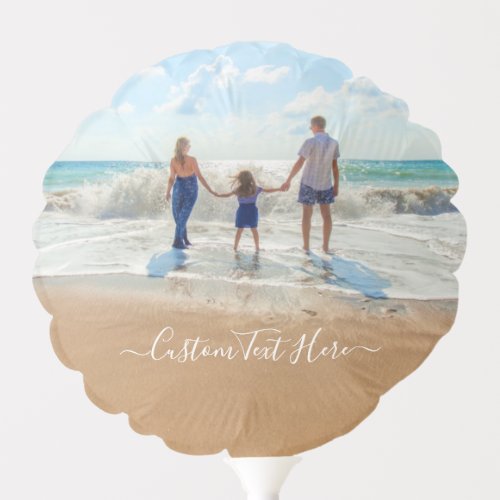 Custom Your Favorite Photo Balloon with Text