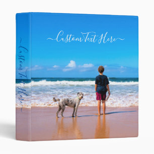 Custom Your Favorite Photo Binder with Text Name