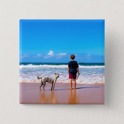 Custom Your Favorite Photo Button Gift
