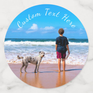 Custom Your Favorite Photo Confetti with Text Name