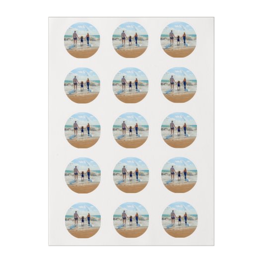 Custom Your Favorite Photo Edible Frosting Rounds (Sheet)