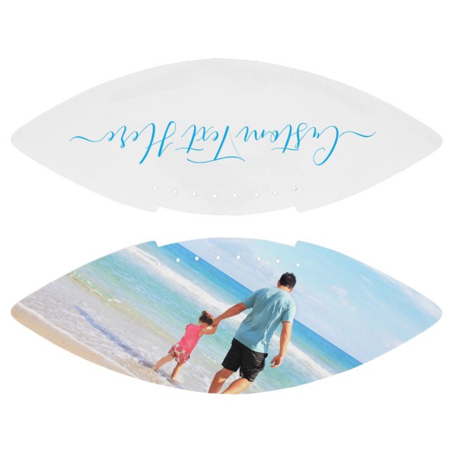 Custom Your Favorite Photo Football with Text (Panels)