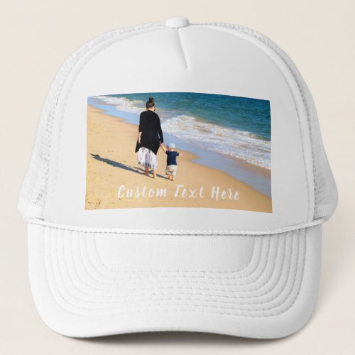 Custom Your Favorite Photo Hat Gift with Text