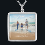 Custom Your Favorite Photo Necklace with Text<br><div class="desc">Custom Photo and Text Necklaces - Unique Your Own Design Personalized Family / Friends or Personal Necklace / Gift - Add Your Photo and Text - Resize and move or remove and add elements / image with Customization tool ! Choose font / size / color ! Good Luck - Be...</div>