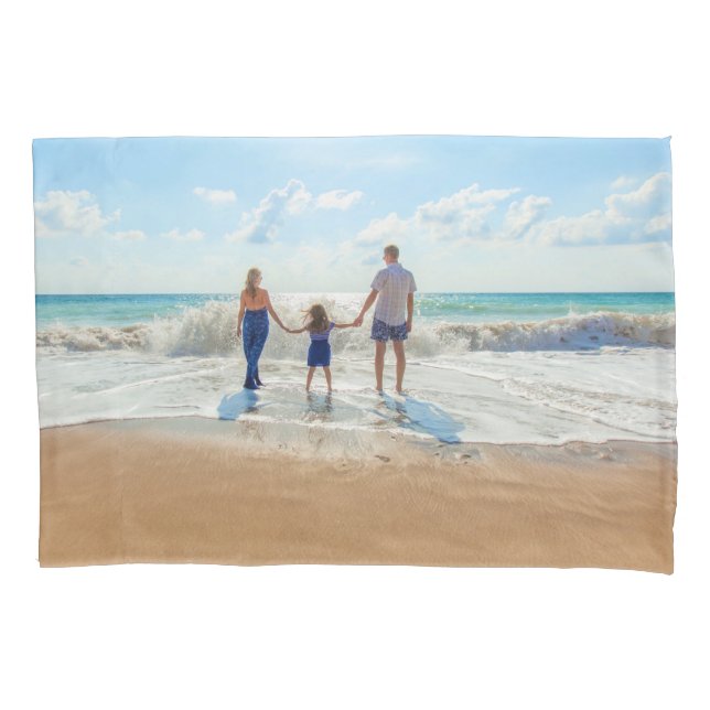 Custom Your Favorite Photo Pillow Case Gift (Front)