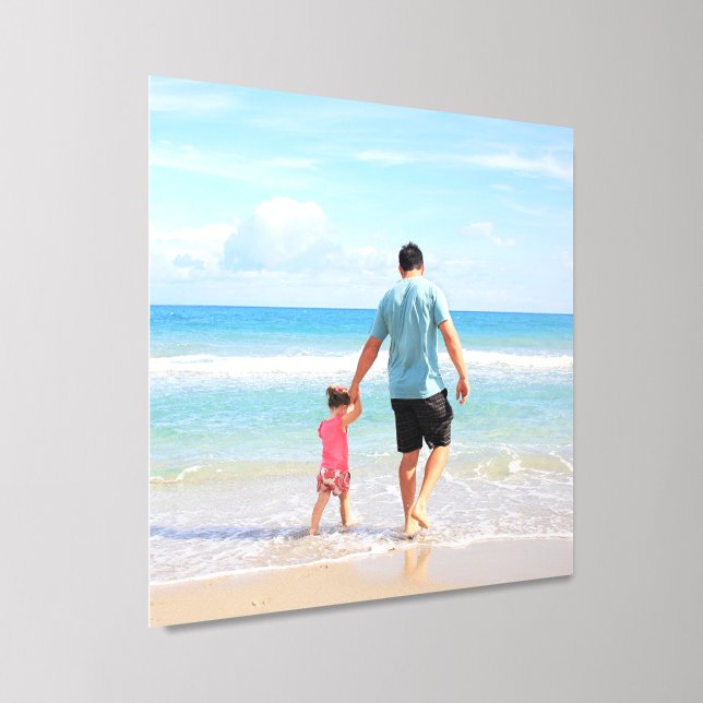 Custom Your Four Photos Design Personalized Gift Peel And Stick Photo Tile (Front2)