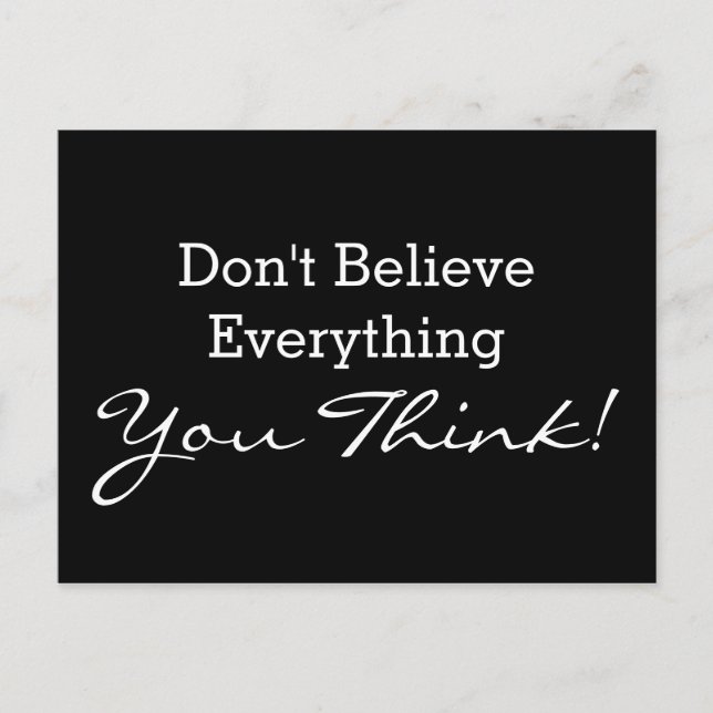 Custom your funny saying or wisdom postcard (Front)