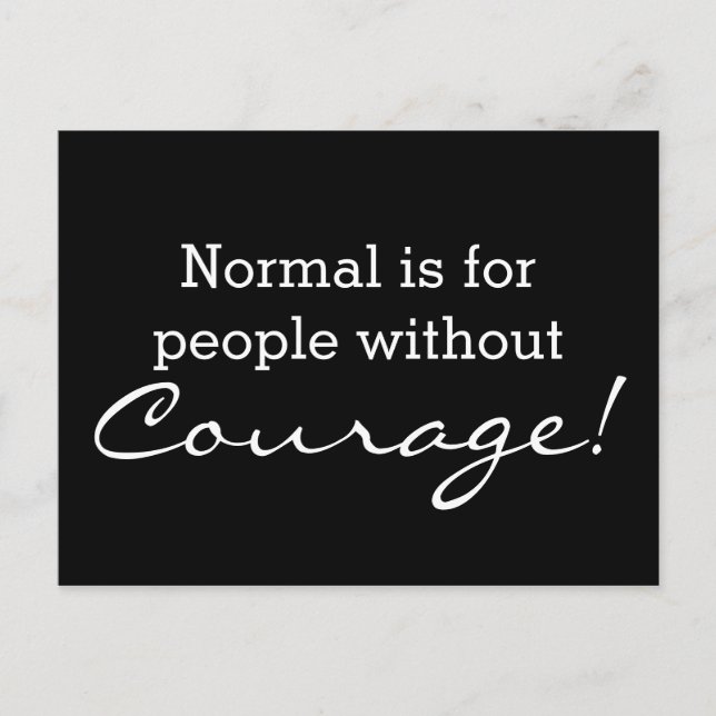 Custom your funny saying or wisdom postcard (Front)