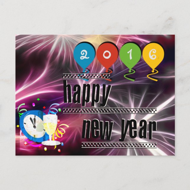 Custom Your Happy New Year Card (Front)