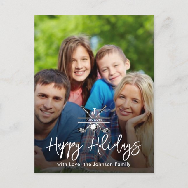 Custom Your Image Golf Holiday Design (Front)